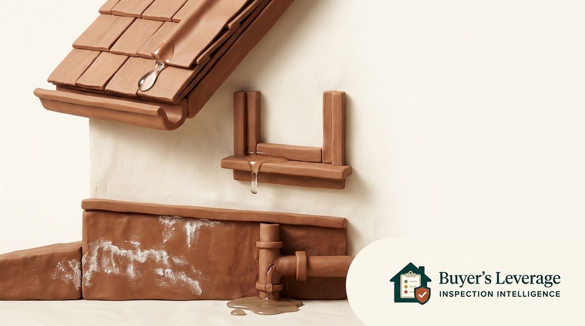 Water Intrusion in a Home Inspection: How to Find the Source and Know Who to Call