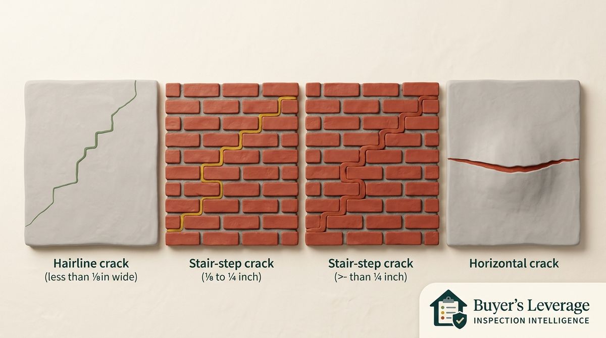 Stair-Step Cracks in Foundation: What Homebuyers Need to Know